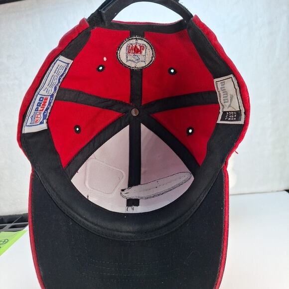 Tampa Bay Buccaneers Hat Baseball Cap Adjustable Strap Back Adults Red Puma NFL - Picture 6 of 8